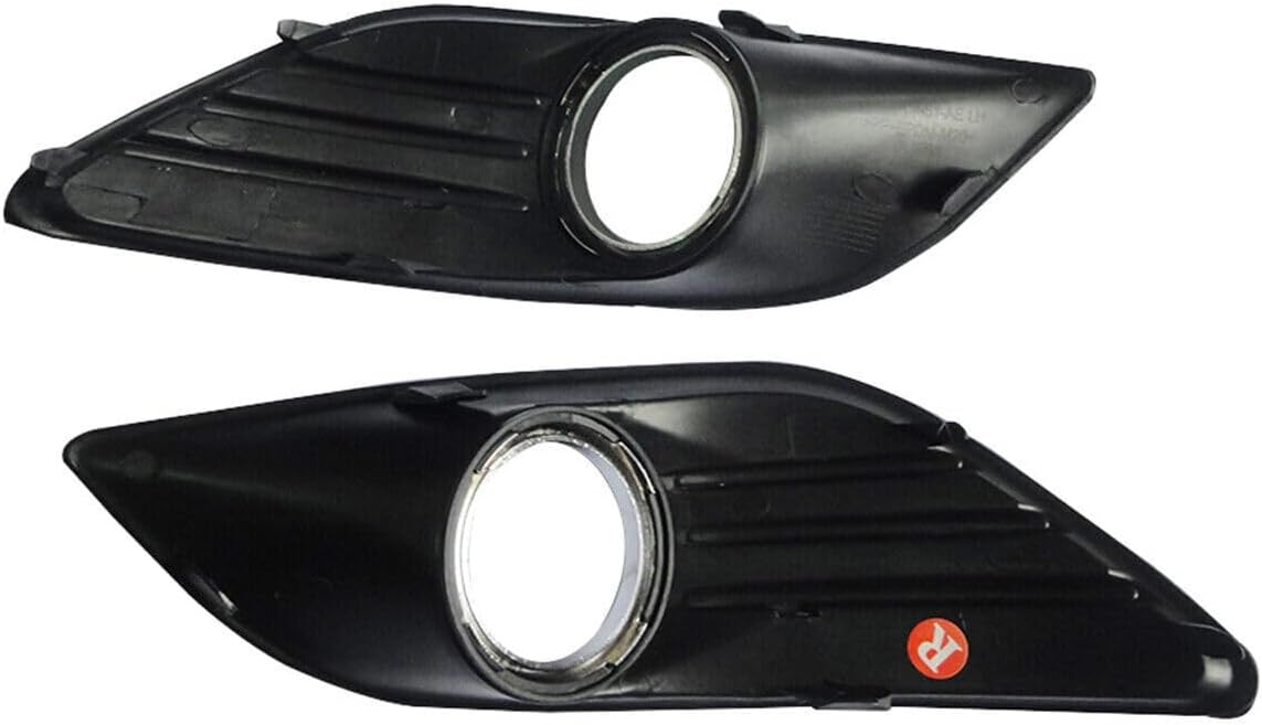 ya 10 9.16 zhengce Pair Front Bumper Fog Lights Lamps w/Cover Bezel Trim for Ford Focus 2009-2