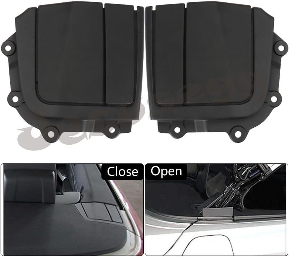 ya 4 8.8.2 for BMW E93 M3 Convertible 2007-13 Black RH&LH Retractable Top Deck Hinge Panel