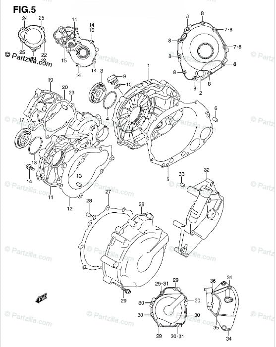 ya 13 9.15 baidi Cylinder ket Engine ket Kit for GSX-R600/750/1000 GSR600/750 GSX-S750/1000