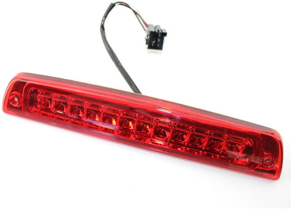 ya 4 8.14 Fit 94-01 for Dodge for Ram 1500/2500/3500 Red Lens High Mount LED 3rd Brake Light Lamp