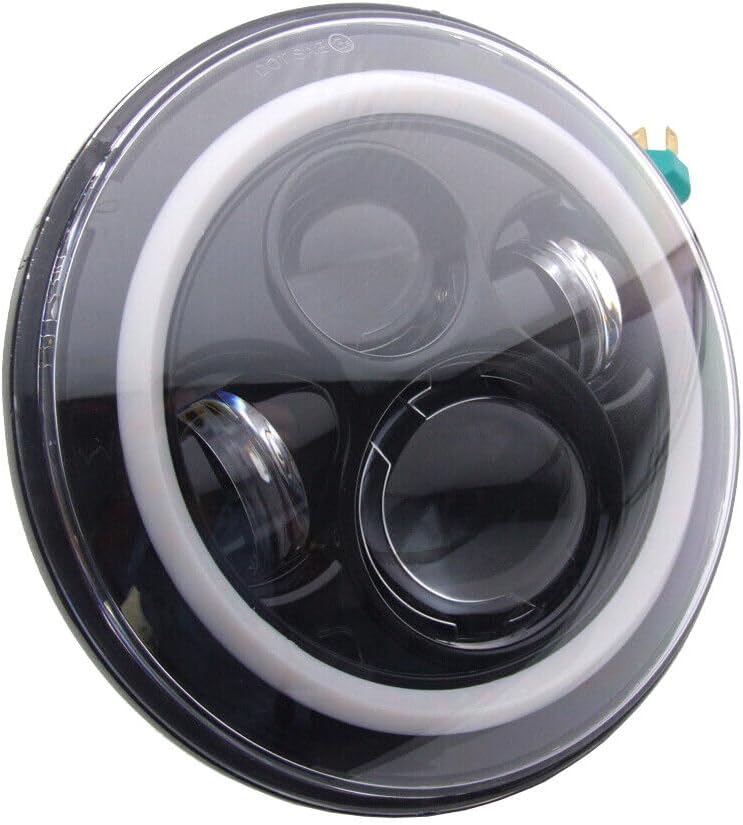 ya 7 8.24 baidi Motorcycle 7 inch Projector Headlight Halo Angle Eyes For Harley Davidson