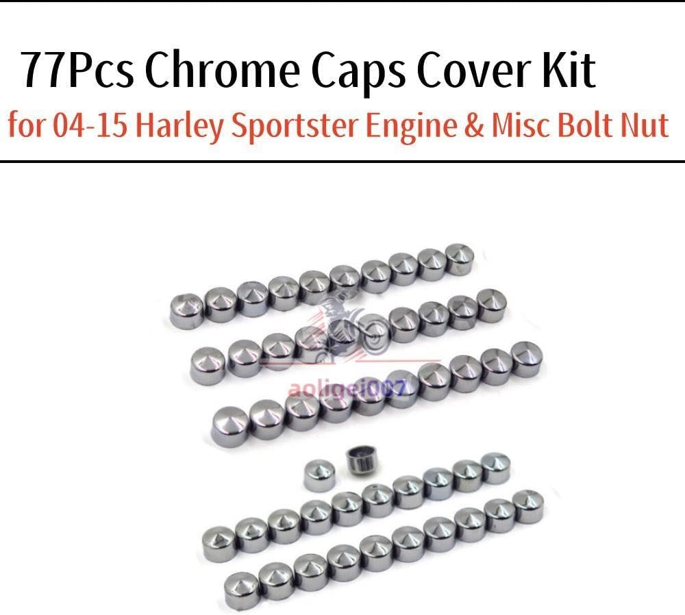 ya 23 10.7 baidi 77-piece cap covers for 2004-2015 for Harley-Davidson sports engines and MISC BOLT NUT-