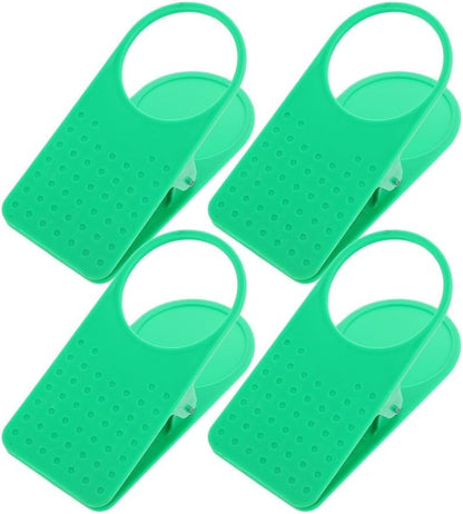 ya 26 10.21 baidi 4 Pcs Sun Lo Cup Holder Clip Travel Drinking Clamp on Water Bottle