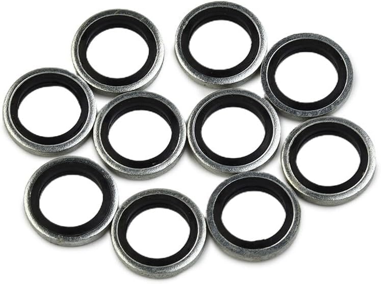 ya 6 8.14 10pcs For Nissin Master Cylinders Calipers 10mm Banjo Bolt Washers Sealed