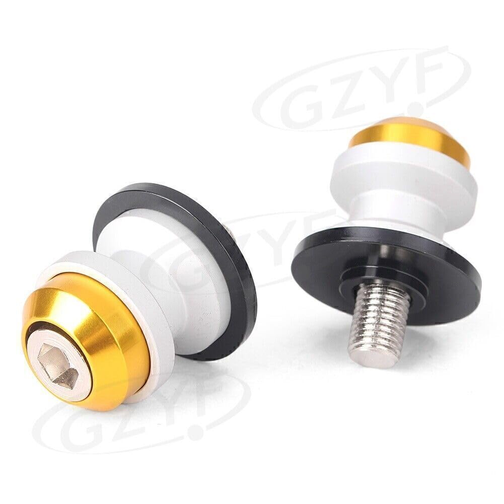 ya 6 8.24 baidi for Kawasaki Z750 Z750 Z1000ly Pair 10mm CNC Swingarm Sliders Spools