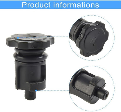 ya 4 8.8.2 Dipstick Filler Cap Oil Dipstick Cover 04591959AA 1pcs Black Replacement