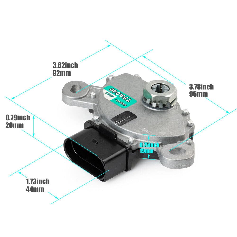 ya 6 8.24 baidi Transmission Neutral Safety Switch for Jetta, for VW Beetle, CC, for Golf, GTI, for Skoda 09G919823