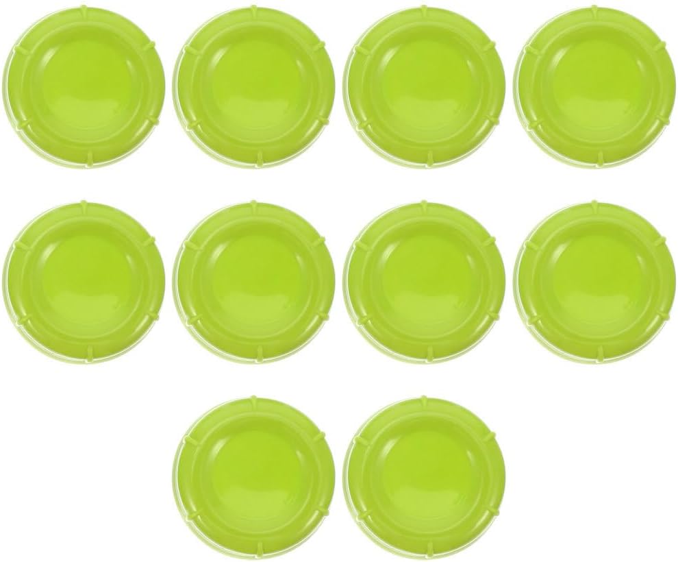 ya 14 9.20 baidi 10PCS Glass Bottle Lid Fresh-Keeping Caps Replacement Milk Bottle Lids New-1