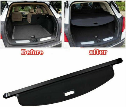 ya 2 8.15 for for Cadillac XT5 2016-20 Black Retractable Cargo Luggage Security Shade Shield*1