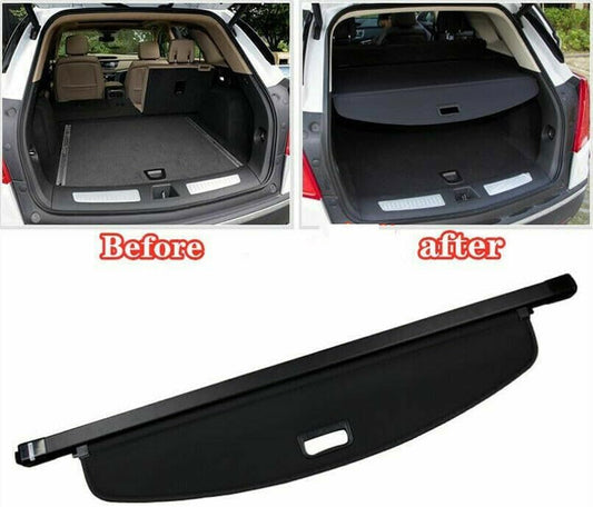 ya 2 8.15 for for Cadillac XT5 2016-20 Black Retractable Cargo Luggage Security Shade Shield*1