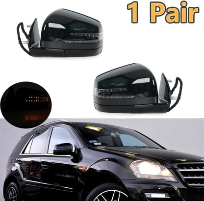 ya 11 9.14 baidi1 Pair Rear View Side Mirror Assembly for Mercedes-Benz W164 X164 ML GL 2005-11