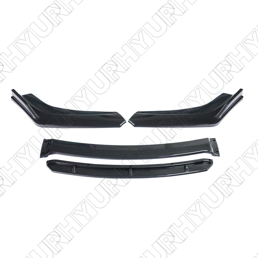 ya 2 8.15 Front Bumper Splitter Lip Diffuser Spoiler Body Kit Full Surrounded Universal