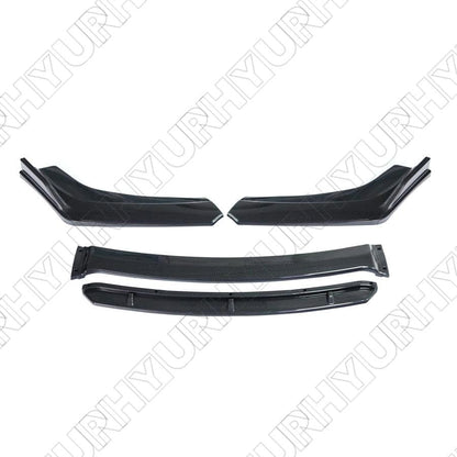 ya 2 8.15 Front Bumper Splitter Lip Diffuser Spoiler Body Kit Full Surrounded Universal