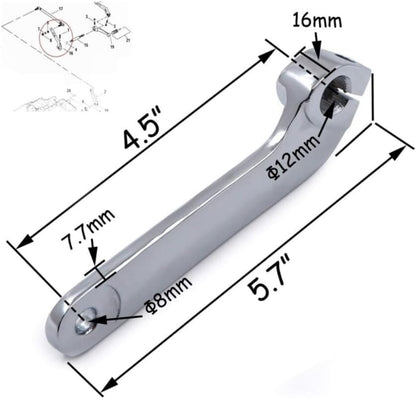 ya 5 8.10 Motorcycle Internal Shift Lever Suitable for Harley Road Electra Glide Chrome