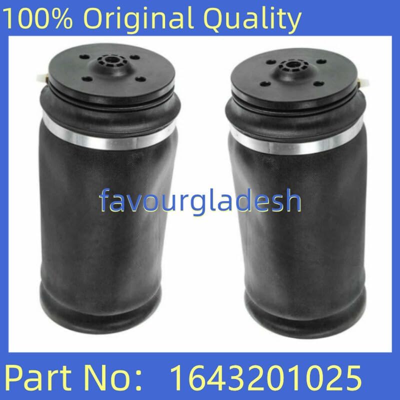 ya 10 9.16 baidi 2PCS Rear Air Ride Spring Bag For for Mercedes W164 X164 GL350 GL450 ML63 AMG 05-15