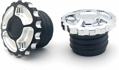 ya 9 10.24 CNC Edge Cut Vented Gas Tank Cap Fuel Cap for Harley Sportster XL Dyna Touring