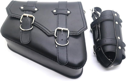 ya 11 9.14 baidiLeft Side Swing Arm Bag Motorcycle Saddle Bag Tool Bags for Harley Sportster 883