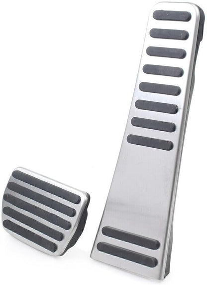 ya 11 9.14 baidifor Volvo XC60 2018 Aluminum Alloy + Rubber Accelerator Pedal Pads Cover Kit
