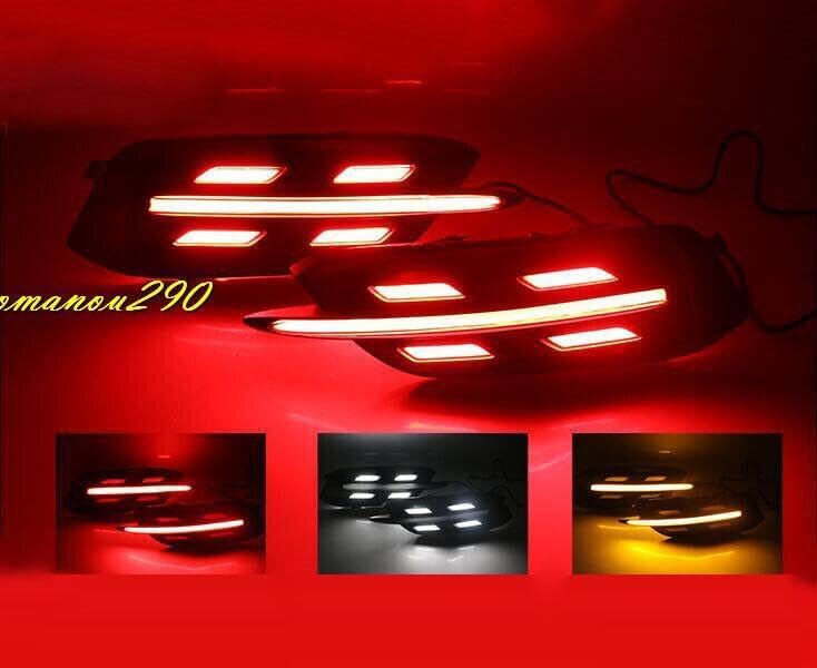 ya 9 10.24 for Honda for Civic Sedan 2016-2020 LED Brake Lights/Turn Lights/Reversing Lights