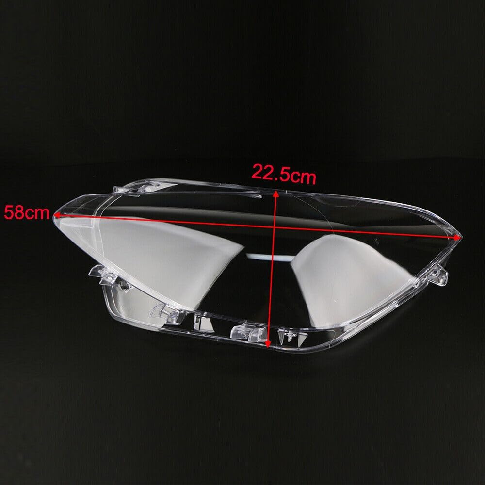 ya 4 8.10 Pair Headlight Glass Headlamp Clear Lens Shell Cover for BMW F20 2012 2013 2014