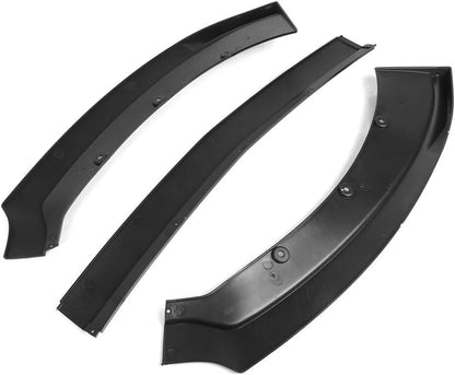 ya 2 8.15 Front Bumper Lip Chin Spoiler Wing Body Kit Black for Ford for Mustang 2015-2017