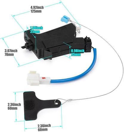 ya 5 8.10 81590 3S000 for Hyundai Sonata 2011-2015 Fuel Gas Filler Door Opener Actuator