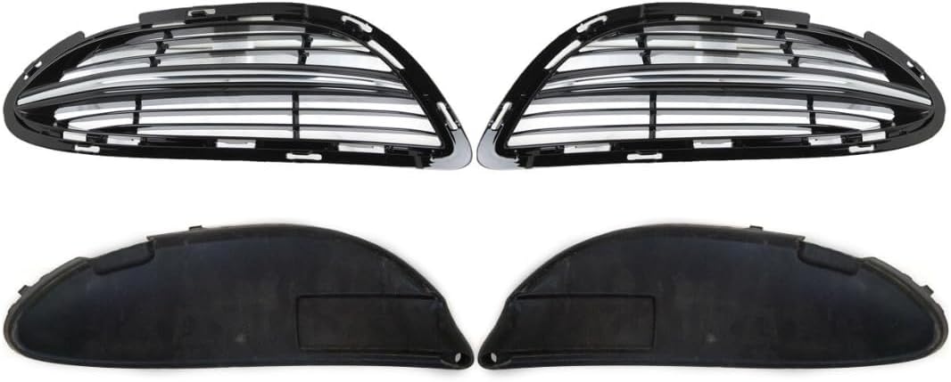 ya 10 9.16 zhengce Set of 6PCSLeft+Right Fog Lamp Cover Grille F for Ram e for Mercedes-Benz S