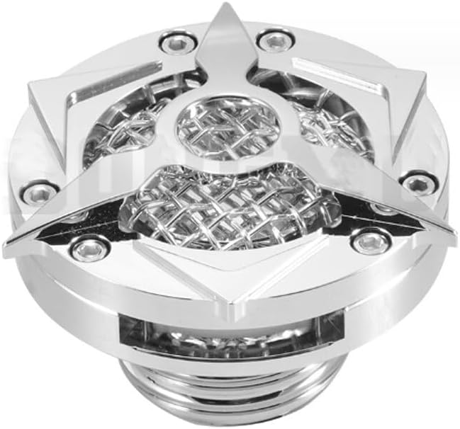 ya 13 9.15 baidi Chrome alloy motorcycle mesh fuel tank cap suitable for Harley Softail Sportster Dyna-