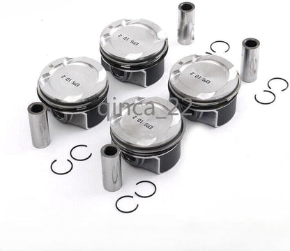 ya 28 10.13 zhengce 4-piece piston + ring kit CR 10.2:1 for BMW 330i 430i F30 F32 F56 G20 B46