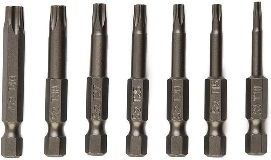 ya 26 10.21 baidi 7 Pcs/Set Screwdriver Bit Hollow Bits Magnetic/T15/T20/T25/T27/T30/T40