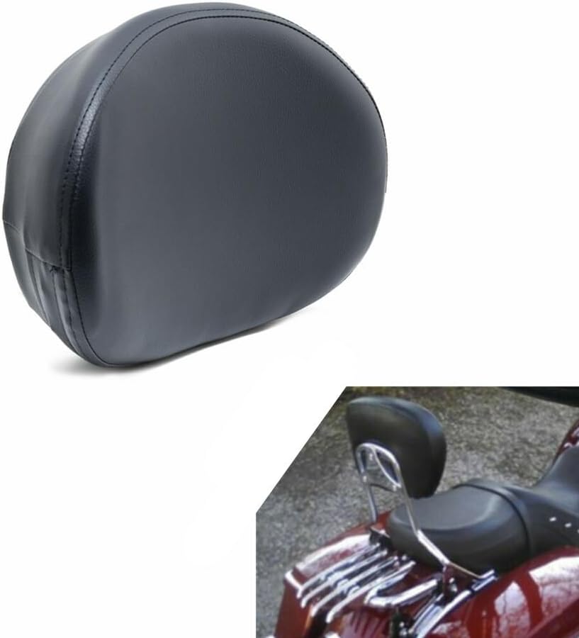 ya 6 8.14 Motorcycle Passenger Sissy Bar Backrest Cushion Pad for Harley for Yamaha for Suzuki