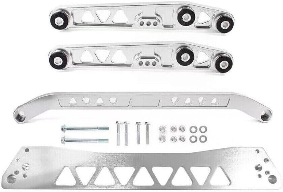 ya 7 8.24 baidi Rear Lower Control Arm+ Subf for Ram e Brace + Tie Bar for Honda for Civic EG 92-95 Silver