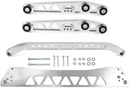 ya 7 8.24 baidi Rear Lower Control Arm+ Subf for Ram e Brace + Tie Bar for Honda for Civic EG 92-95 Silver