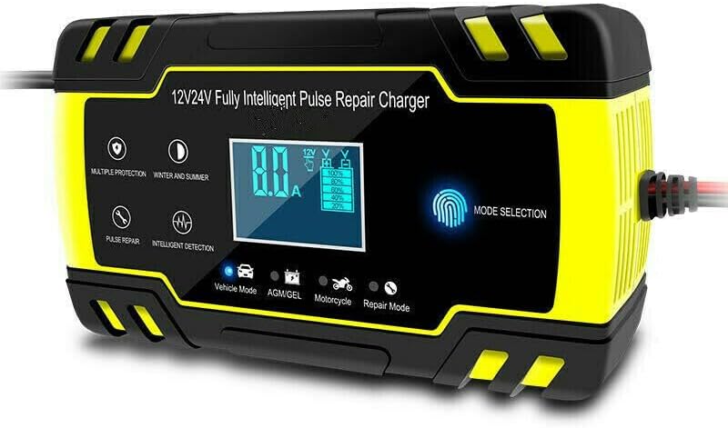 ya 6 8.24 baidi Fully Automatic car Battery for Charger Power Pulse Repair Digital LCD Display Tool 