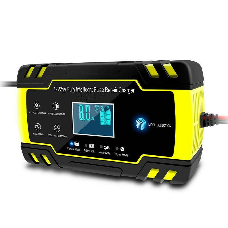 ya 6 8.24 baidi Fully Automatic car Battery Charger Power Pulse Repair Digital LCD Display Tool