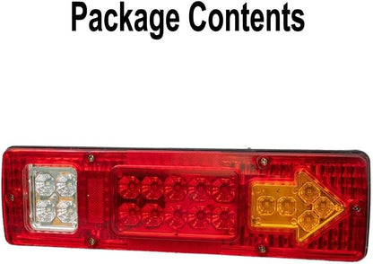 ya 13 9.15 baidi LED Rear Tail Light Brake Reverse Turn Signal Lamp For Car Trailer Tru