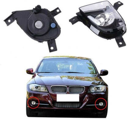 ya 7 8.24 baidi Pair Front Bumper Replace Fog Light Lamp Fit for BMW E90 E91 328i 335i 2009-2011