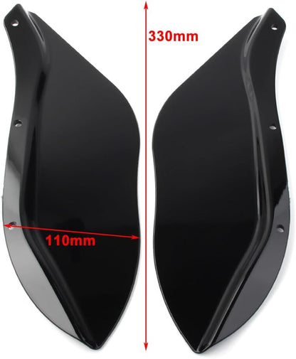 ya 4 8.10 Pair Side Fairing Windshield Air Deflector for Harley Street Electra Glide 96-13