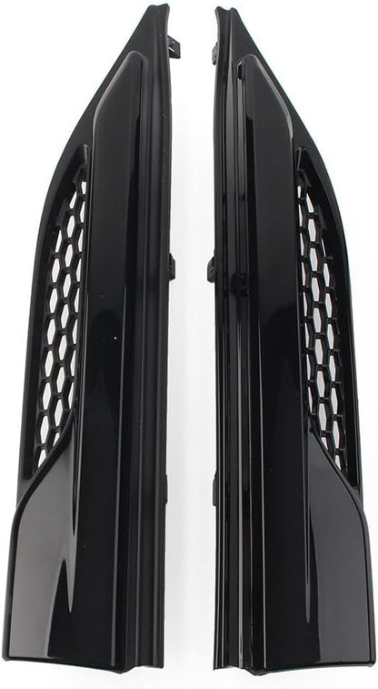 ya 4 8.14 for Land Rover for Range Rover Evoque 2012-19 Gloss Black Side Wing Vent Fender Trim