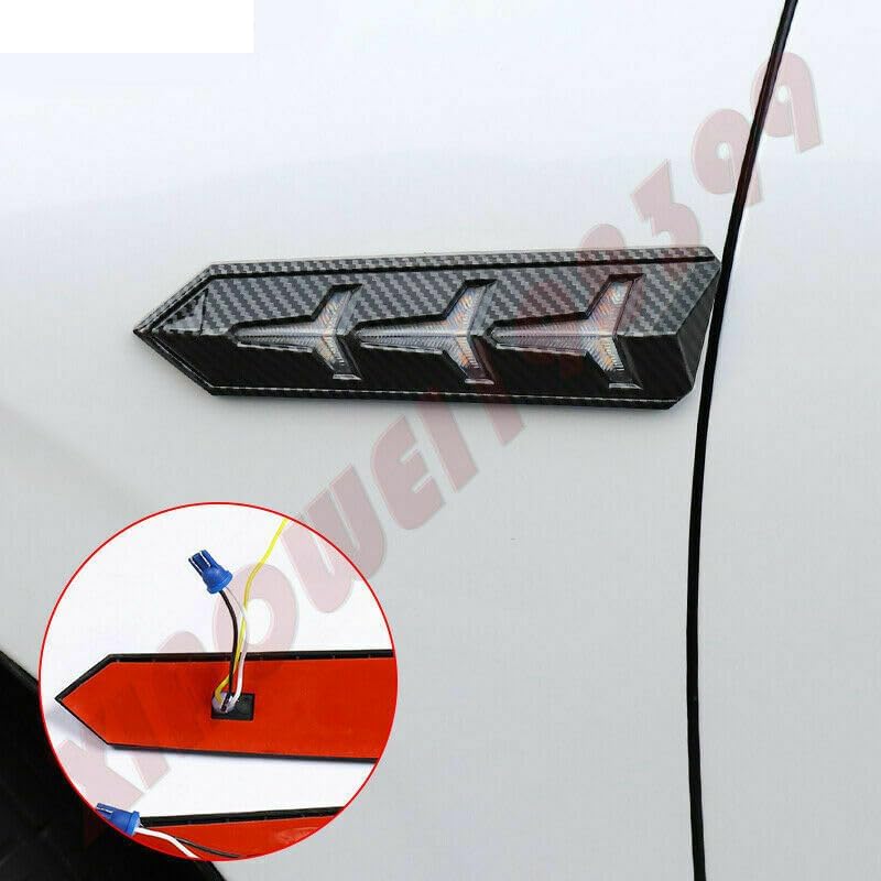 ya 7 8.24 baidi for Honda for Civic 2022-23 Side Vent Fender LED Driving Light/Turn Signal Lamp Kit