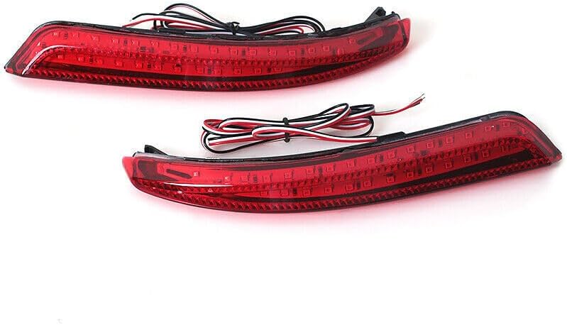 ya 2 8.15 A pair of rear bumper reflective brake lights suitable for Nissan Almera Bluebird Sylphy 2009-11