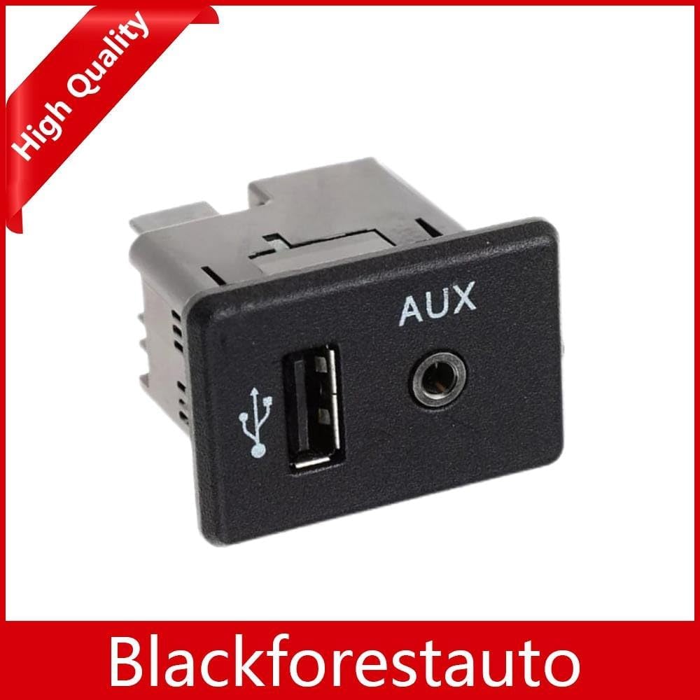 ya 5 8.10 for Altima Murano 2015-2018 Console AUX Auxiliary Audio USB Port Jack Connector