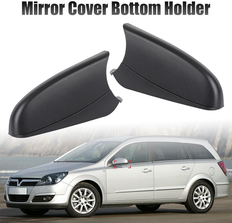 ya 11 9.14 baidiLeft & Right Lower Wing Mirror Cover Holder for Vauxhall for Opel for Astra H MK5 04-13