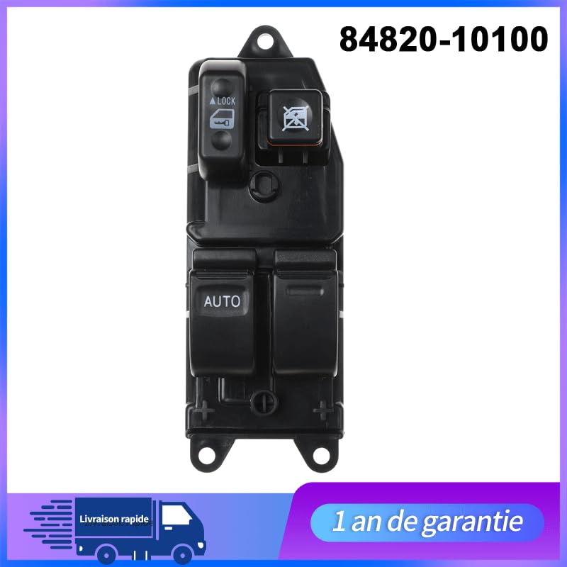 ya 3 8.24 baidi Com for Man de Bouton Leve Vitre Pour for Toyota Yaris Hilux Land Cruiser 84820-10100 Neuf