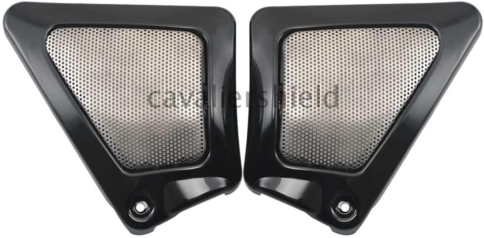 ya 23 10.7 baidi Pair Motorcycle Black Airbox F for Ram e Neck Side Intake Cover for Harley V-Rod VRSCX