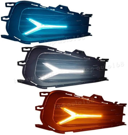 ya 9 10.24 Led Bumper Daytime Running Lights & Turn Lights for VW for JETTA 2023-2024