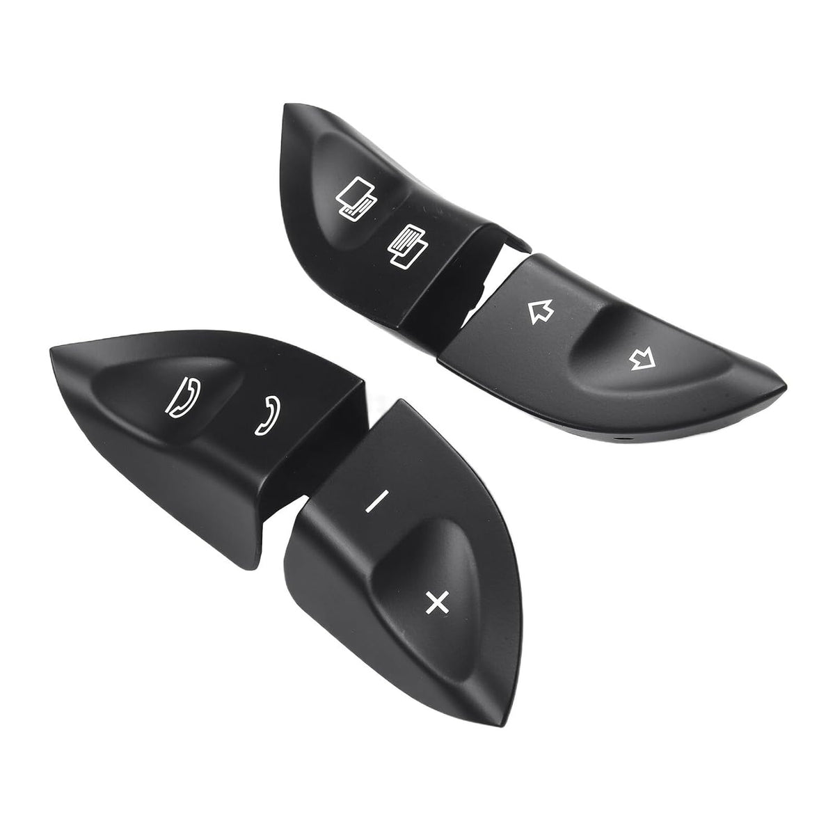 ya 23 10.7 baidi Steering Wheel Control Button Switch Cover for Mercedes W220,W215 Black,Durable