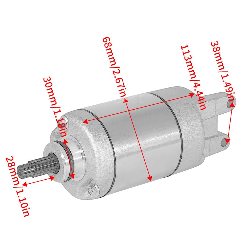 ya 23 10.7 baidi for Online Starter Motor ATV S 3.2 ATV X 3.2