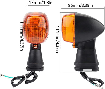 ya 4 8.10 Front Turn Signal Light Lamp for Kawasaki NINJA 500R ZRX1200S EX/GPZ 500/1100