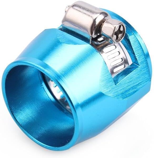 ya 4 8.14 2-Pack AN12 Automotive Fuel Hose Clamp Oil and Water Pipe Flexible Fittings